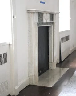 Statuary White & Verde Antico Green Marble Mantel From The Herbert Hoover Room Of The Waldorf Astoria 19 Statuary White & Verde Antico Green Marble Mantel From The Herbert Hoover Room Of The Waldorf Astoria -OGT Sale Store wan251349 04