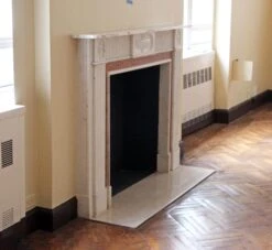 Waldorf Astoria Statuary White Marble Mantel -OGT Sale Store wan251350 04