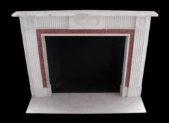 Waldorf Astoria Statuary White Marble Mantel -OGT Sale Store wan251350 05