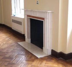 Waldorf Astoria Statuary White Marble Mantel -OGT Sale Store wan251350 13