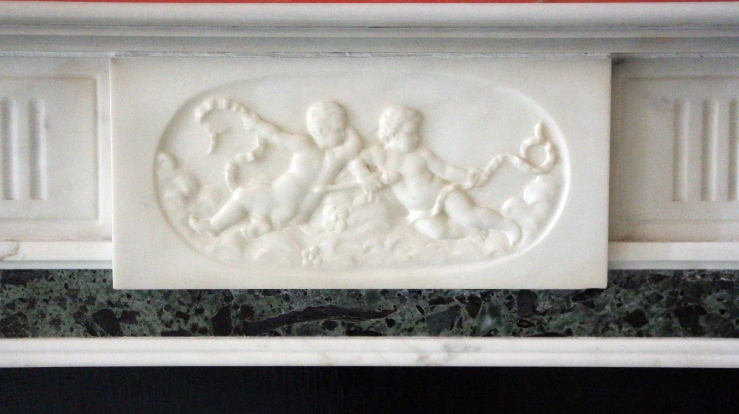 Waldorf Astoria English Regency Carrara Marble Mantel 10 Waldorf Astoria English Regency Carrara Marble Mantel - Image 8