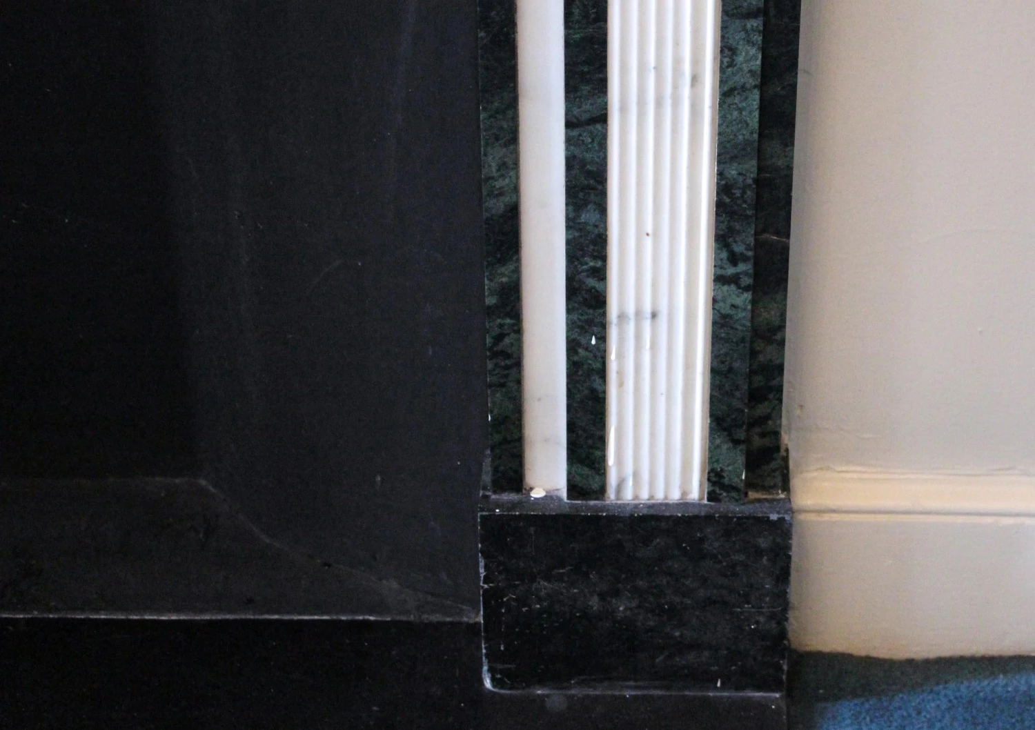 Waldorf Astoria Green & White Regency Marble Mantel 12 Waldorf Astoria Green & White Regency Marble Mantel - Image 10