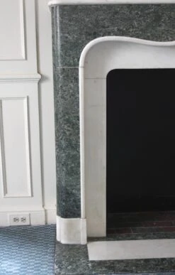 Waldorf Astoria Green & White Vintage Marble Mantel 24 Waldorf Astoria Green & White Vintage Marble Mantel -OGT Sale Store wan251364 07