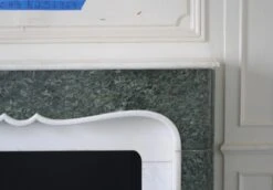 Waldorf Astoria Green & White Vintage Marble Mantel 28 Waldorf Astoria Green & White Vintage Marble Mantel -OGT Sale Store wan251364 11