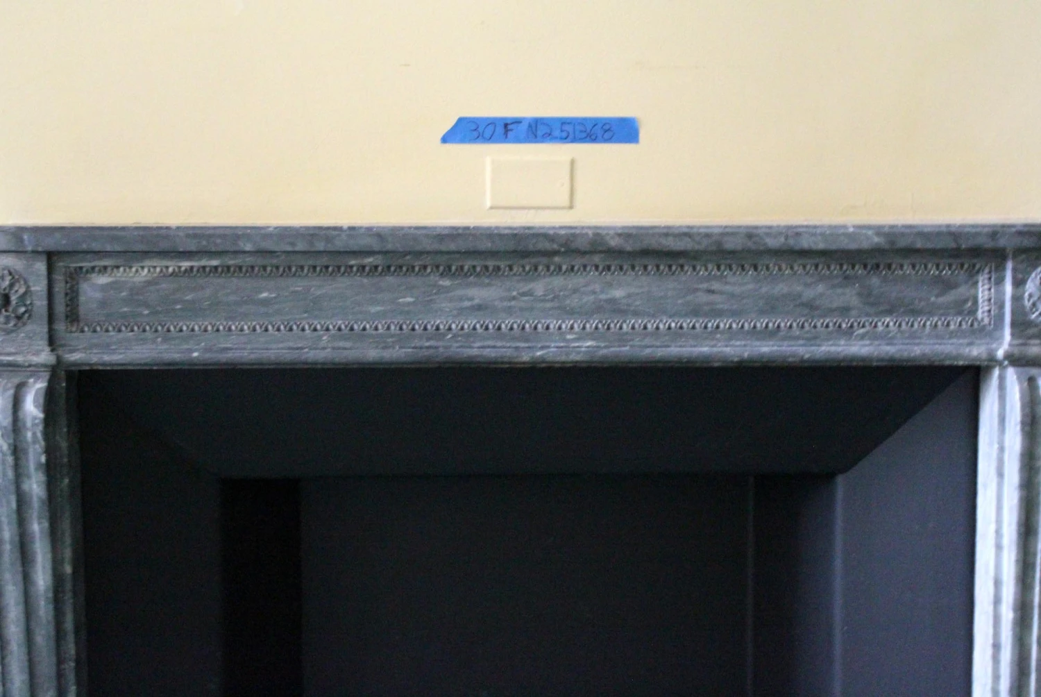 Waldorf Astoria Regency Gray & White Veined Marble Mantel 8 Waldorf Astoria Regency Gray & White Veined Marble Mantel - Image 6