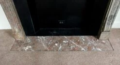 Waldorf Astoria Louis XVI Regency Brown Carved Marble Mantel 31 Waldorf Astoria Louis XVI Regency Brown Carved Marble Mantel -OGT Sale Store wan251369 14