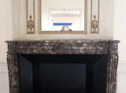 Waldorf Astoria Louis XVI Rouge Royal Marble Mantel -OGT Sale Store wan251371 04