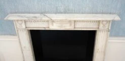 Waldorf Astoria English Regency White Statuary Marble Mantel -OGT Sale Store wan251382 06