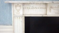 Waldorf Astoria English Regency White Statuary Marble Mantel -OGT Sale Store wan251382 07