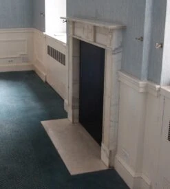 Waldorf Astoria English Regency White Statuary Marble Mantel -OGT Sale Store wan251382 13