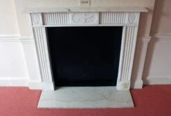 Waldorf Astoria English Regency Carved White Marble Mantel 21 Waldorf Astoria English Regency Carved White Marble Mantel -OGT Sale Store wan251383 05