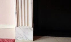 Waldorf Astoria English Regency Carved White Marble Mantel 26 Waldorf Astoria English Regency Carved White Marble Mantel -OGT Sale Store wan251383 10