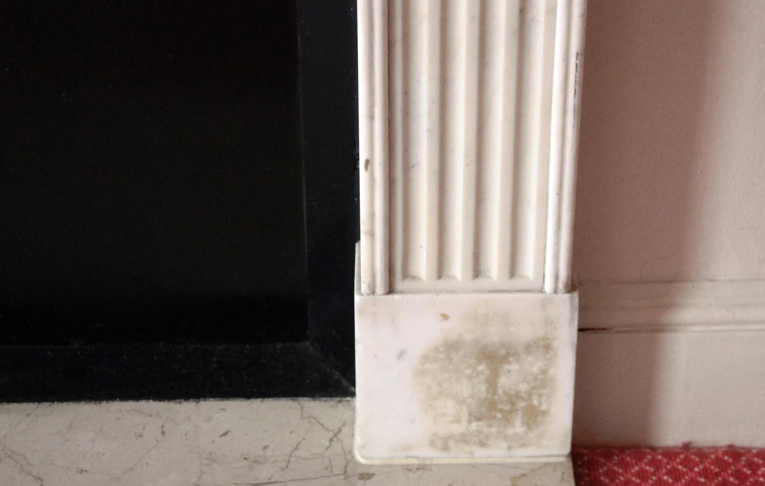 Waldorf Astoria English Regency Carved White Marble Mantel 13 Waldorf Astoria English Regency Carved White Marble Mantel - Image 11