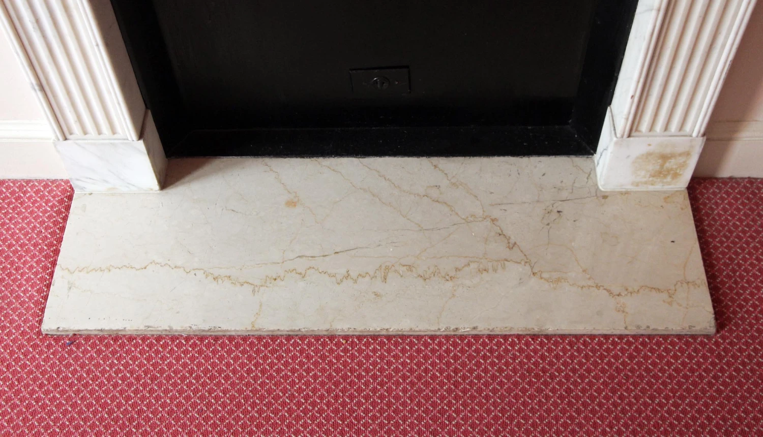 Waldorf Astoria English Regency Carved White Marble Mantel 14 Waldorf Astoria English Regency Carved White Marble Mantel - Image 12