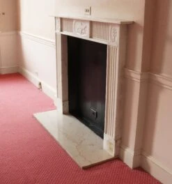 Waldorf Astoria English Regency Carved White Marble Mantel 29 Waldorf Astoria English Regency Carved White Marble Mantel -OGT Sale Store wan251383 13