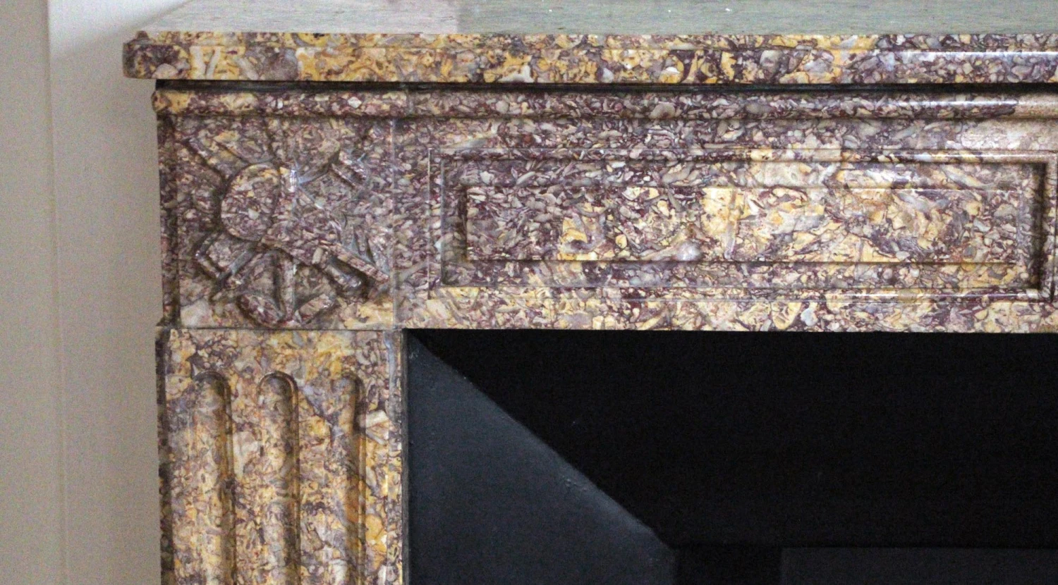 Waldorf Astoria Louis XVI Regency Carved Marble Mantel 9 Waldorf Astoria Louis XVI Regency Carved Marble Mantel - Image 7