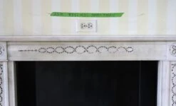 Waldorf Astoria Petite Regency White Marble Mantel -OGT Sale Store wan251401 07