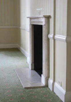 Waldorf Astoria Petite Regency White Marble Mantel -OGT Sale Store wan251401 13