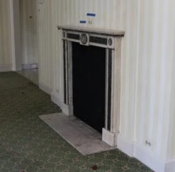 Waldorf Astoria Green & White Figural Marble Mantel 29 Waldorf Astoria Green & White Figural Marble Mantel -OGT Sale Store wan251402 13