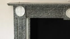 Waldorf Astoria Gray Marble Mantel With Urn Detail 21 Waldorf Astoria Gray Marble Mantel With Urn Detail -OGT Sale Store wan251409 05