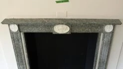 Waldorf Astoria Gray Marble Mantel With Urn Detail 25 Waldorf Astoria Gray Marble Mantel With Urn Detail -OGT Sale Store wan251409 09