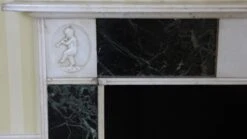 Waldorf Astoria Early Verde Antico And Statuary Marble Mantel 21 Waldorf Astoria Early Verde Antico And Statuary Marble Mantel -OGT Sale Store wan251436 07