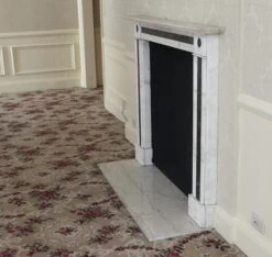 Waldorf Astoria White And Verde Antico Marble Mantel 29 Waldorf Astoria White And Verde Antico Marble Mantel -OGT Sale Store wan251438 13