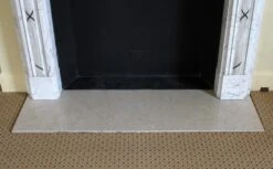 Waldorf Astoria White Marble Mantel With Bulls Eye Motif 20 Waldorf Astoria White Marble Mantel With Bulls Eye Motif -OGT Sale Store wan251560 08