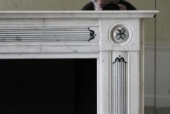 Waldorf Astoria Bulls Eye Motif Marble Mantel -OGT Sale Store wan251561 06