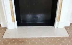 Waldorf Astoria White Marble Mantel With Yellow Trim 28 Waldorf Astoria White Marble Mantel With Yellow Trim -OGT Sale Store wan251570 12