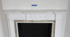 Waldorf Astoria White Marble Mantel With Yellow Trim 29 Waldorf Astoria White Marble Mantel With Yellow Trim -OGT Sale Store wan251570 13