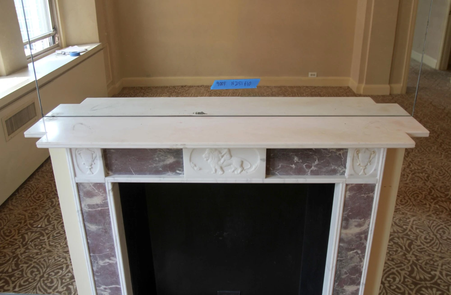 Waldorf Astoria English Regency Marble Fireplace Mantel 12 Waldorf Astoria English Regency Marble Fireplace Mantel - Image 10