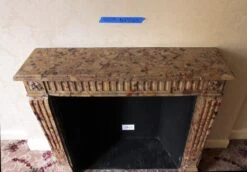 French Regency Breche D’Alep Louis XVI Marble Mantel 22 French Regency Breche D’Alep Louis XVI Marble Mantel -OGT Sale Store wan251614 09