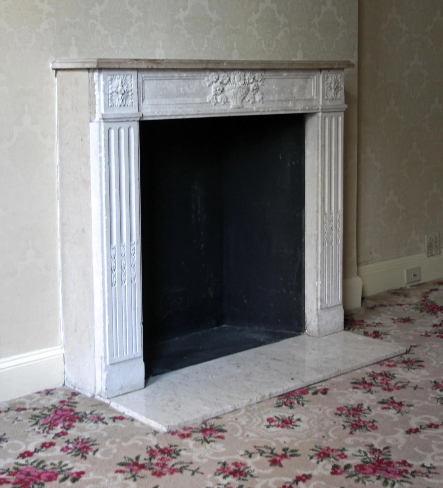 Waldorf Astoria Limestone French Regency Mantel 14 Waldorf Astoria Limestone French Regency Mantel - Image 12