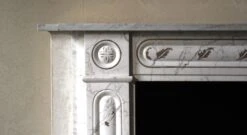 Waldorf Astoria English Regency White Carrara Marble Mantel 22 Waldorf Astoria English Regency White Carrara Marble Mantel -OGT Sale Store wan251633 06