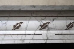 Waldorf Astoria English Regency White Carrara Marble Mantel 23 Waldorf Astoria English Regency White Carrara Marble Mantel -OGT Sale Store wan251633 07