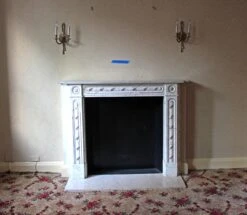 Waldorf Astoria English Regency White Carrara Marble Mantel 31 Waldorf Astoria English Regency White Carrara Marble Mantel -OGT Sale Store wan251633 15