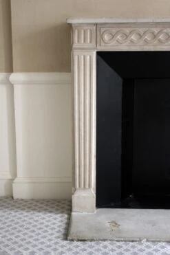 Waldorf Astoria Light Tan Limestone Mantel 21 Waldorf Astoria Light Tan Limestone Mantel -OGT Sale Store wan251638 05