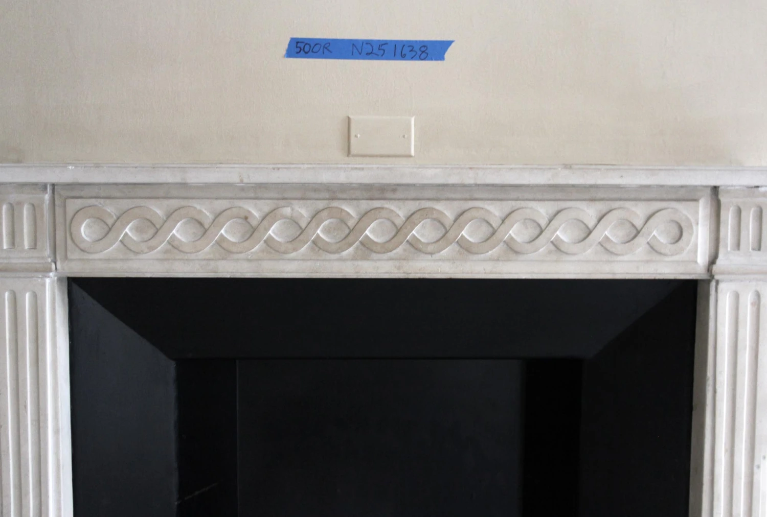 Waldorf Astoria Light Tan Limestone Mantel 10 Waldorf Astoria Light Tan Limestone Mantel - Image 8