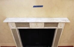 Waldorf Astoria English Regency Tan & Green Marble Mantel 27 Waldorf Astoria English Regency Tan & Green Marble Mantel -OGT Sale Store wan251665 11