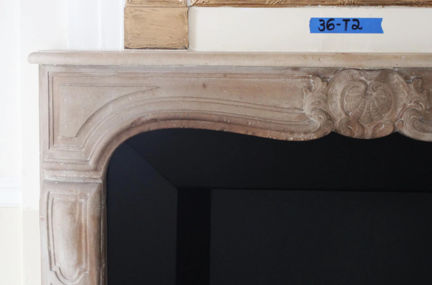 Waldorf Astoria French Louis XV Style Limestone Mantel 7 Waldorf Astoria French Louis XV Style Limestone Mantel - Image 5