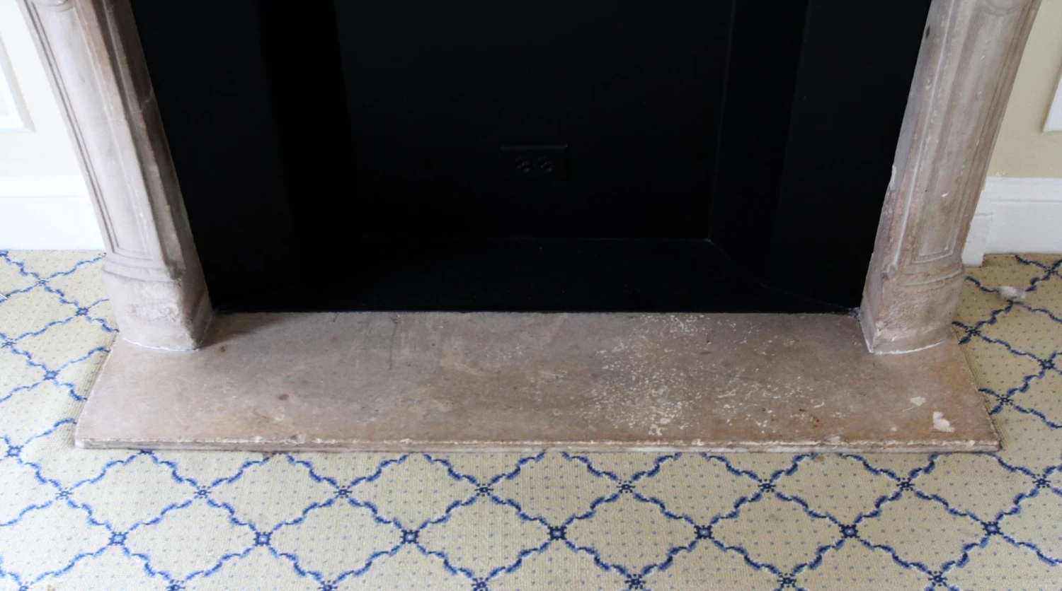 Waldorf Astoria French Louis XV Style Limestone Mantel 11 Waldorf Astoria French Louis XV Style Limestone Mantel - Image 9