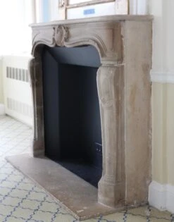 Waldorf Astoria French Louis XV Style Limestone Mantel 28 Waldorf Astoria French Louis XV Style Limestone Mantel -OGT Sale Store wan251682 13