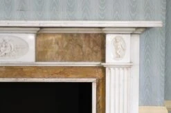 Waldorf Astoria English White & Tan Marble Mantel 20 Waldorf Astoria English White & Tan Marble Mantel -OGT Sale Store wan251686 07