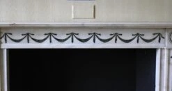 Waldorf Astoria White Marble Mantel With Green Inlay 20 Waldorf Astoria White Marble Mantel With Green Inlay -OGT Sale Store wan251687 06