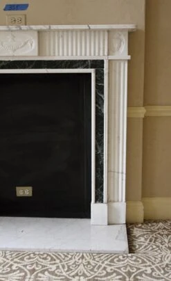 Waldorf Astoria English Regency Statuary White Mantel 21 Waldorf Astoria English Regency Statuary White Mantel -OGT Sale Store wan251691 08