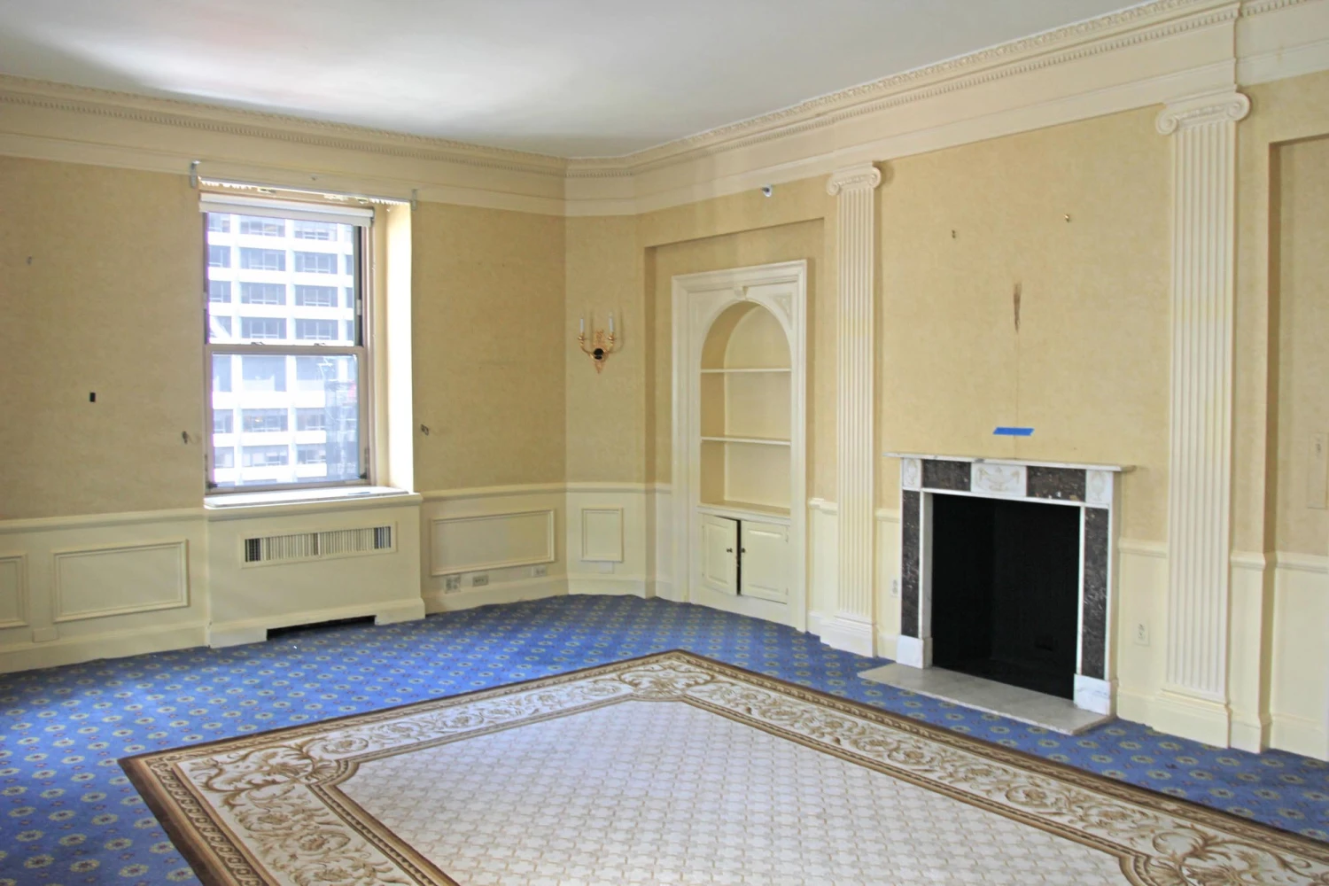 Waldorf Astoria English Regency Marble Mantel With Urn Motifs 15 Waldorf Astoria English Regency Marble Mantel With Urn Motifs - Image 13