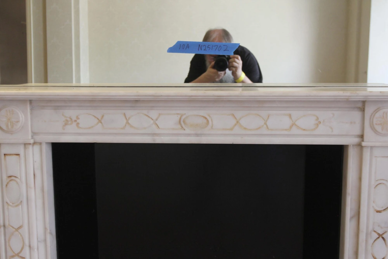 Waldorf Astoria English Regency White Marble Mantel 8 Waldorf Astoria English Regency White Marble Mantel - Image 6