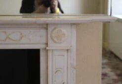 Waldorf Astoria English Regency White Marble Mantel 22 Waldorf Astoria English Regency White Marble Mantel -OGT Sale Store wan251702 07