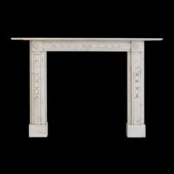 Waldorf Astoria English Regency White Marble Mantel 29 Waldorf Astoria English Regency White Marble Mantel -OGT Sale Store wan251702 14